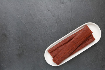 Crêpes sur ardoise...carte menu