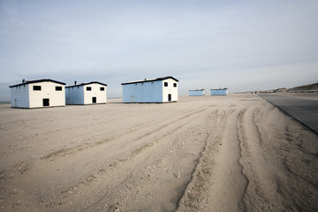 Huts on the beach