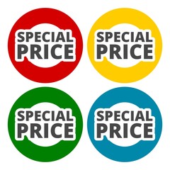 Special price icons set 