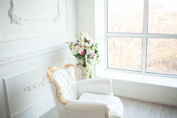 Beautiful classic white interior