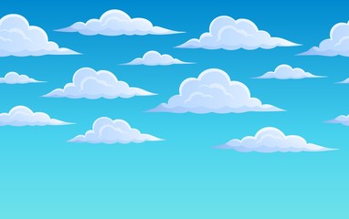 Clouds on sky theme 2