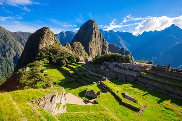 Fotobehang Machu Picchu © saiko3p