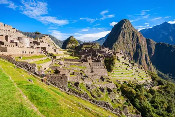 Fototapete Rund Machu Picchu © saiko3p