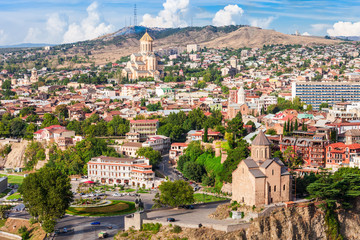 Tbilisi aerial view © saiko3p
