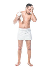 Fototapeta premium Bare man standing