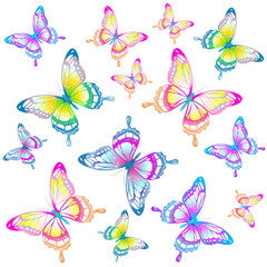 Obraz na płótnie Canvas butterflies design