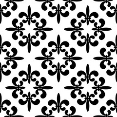 Fleur-de-lis seamless pattern 