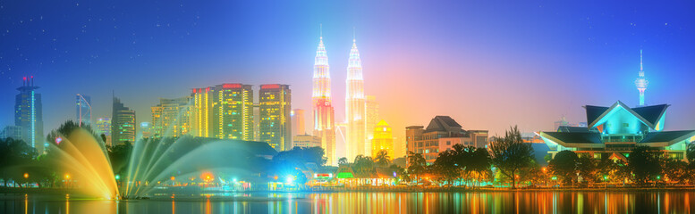 Kuala Lumpur night Scenery, The Palace of Culture