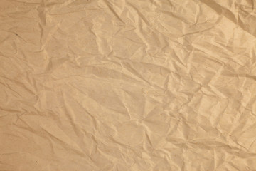 Vintage crumpled recycle paper background.
