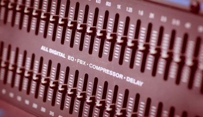 Buttons in sound studio