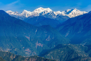 Fototapeta premium Kangchenjunga mountain view