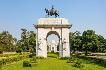 Fototapeta na wymiar Victoria Memorial, Kolkata