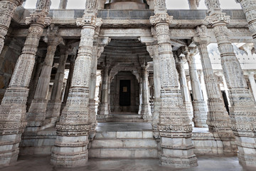 Obraz premium Ranakpur Temple interior