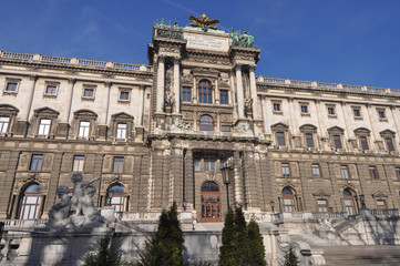 Fototapeta na wymiar Hofburg Palace in Wien