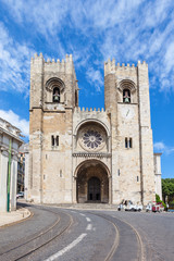 Fototapeta na wymiar Se Cathedral, Lisbon