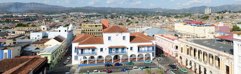 Fototapeta na wymiar Santiago de Cuba City Hall