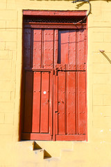 Old wooden door at Santiago de Cuba