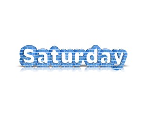 saturday 3d word