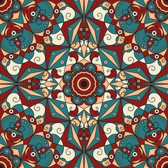 Cercles muraux Tuiles marocaines Abstrait à motifs