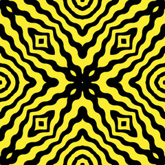 diagonal wavy yellow stripes pattern