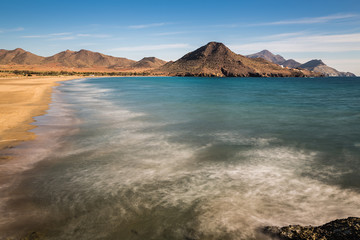 Los Genoveses beach. San Jose. Natural Park of Cabo de Gata. Spain.