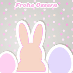 Osterhase & Ostereier - Happy Easter