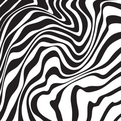 optical art opart striped wavy background abstract waves black and white