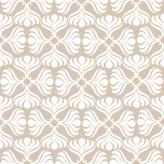 Poster White lace seamless pattern © Julia Pavlenko