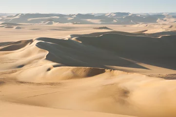 Washable wall murals Drought Golden sand in Sahara desert in Egypt