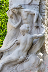 Fototapeta na wymiar Österreich, Wien, Johann Strauß Denkmal