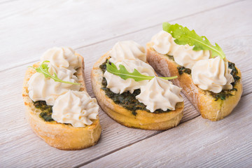cheese bruschetta