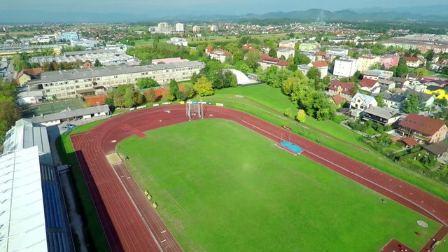 Beautiful running track