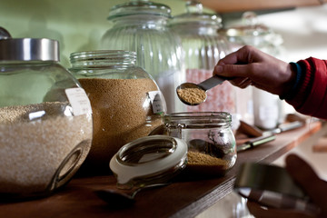 Verpackungslos einkaufen, Bulgur