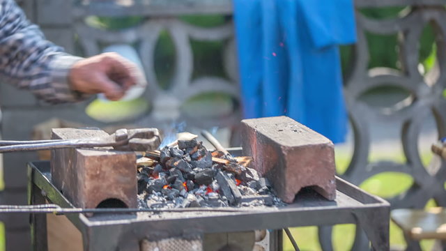 The preparation of firebox on fair