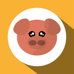 Animal icon design 