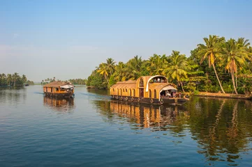 Foto auf Leinwand Backwaters von Kerala, Indien © javarman