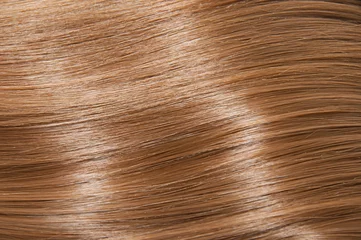 Papier Peint photo Salon de coiffure Long red straight hair