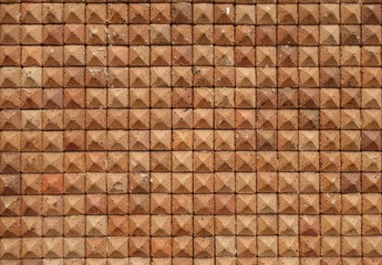 Earthenware wall tiles background