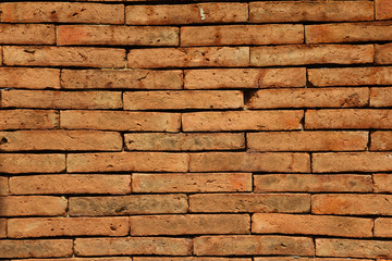 Orange brick background