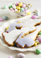 Easter cookies and almond candy