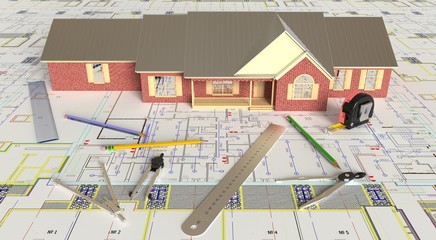 House Layout And Architectural Drawings
