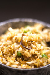 Japanese restaurant fried rice vegetables