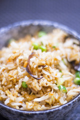 Japanese restaurant fried rice vegetables