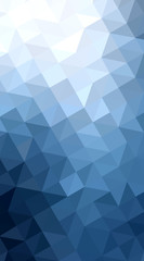 Blue polygonal design illustration, which consist of triangles and gradient in origami style.