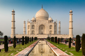 UNESCO World Heritage Site of Taj Mahal, Agra, Rajasthan, India - 105110799