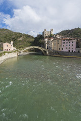 Medieval village of Dolceacqua, Liguria, Italy