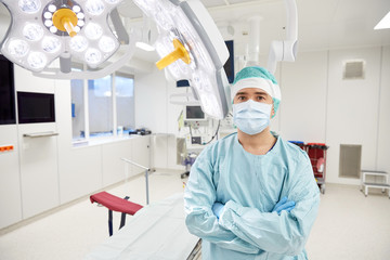 surgeon in operating room at hospital