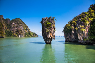 Obraz premium Khao Phing Kan, James Bond Island in Thailand .