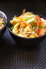 Japanese restaurant fried rice vegetables