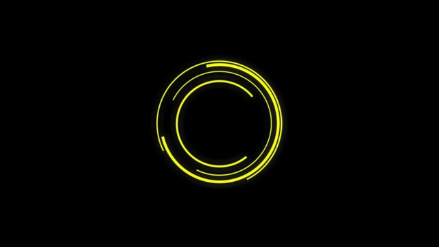 Buffering Icon, Rotierende Kreise